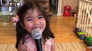 How Far Ill Go from Disneys quotMoanaquot  cover by Naomi 6 year old with an amazing voice [upl. by Artek]