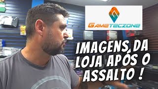 APÓS o ASSALTO VEJA como ficou a LOJA GAMETECZONE [upl. by Fujio440]