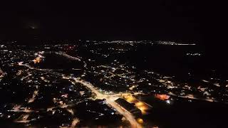 ANGARRICK Christmas lights and HAYLE from Above cornwall explore exploring dji drone [upl. by Yesdnyl]