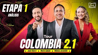 🔴EN VIVO 🔴 Análisis Primera Etapa del Tour Colombia 21 [upl. by Ardie]