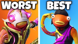 Ranking EVERY Fish Skin in Fortnite Worst to Best [upl. by Prowel]