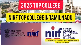 2025nirfranking Top Engineering Colleges in Tamilnadu Admission Open [upl. by Beuthel920]