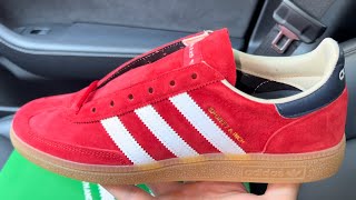 Adidas Handball Spezial Sporty amp Rich USA Red Shoes [upl. by Krahling]