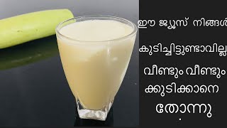 ചെരങ്ങാ ജ്യൂസ്‌ ഒരു തവണ ഉണ്ടാക്കി നോക്കൂ 😋  Cheranga Juice Recipe Malayalam  Bottle Guard Juice [upl. by Assirrem]