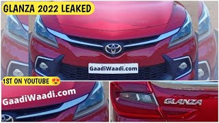 GLANZA 2022 FULLY LEAKED 🙀 FINAL LOOKS REVEALED 🔥 NEW 2022 GLANZA FACELIFT  100X BETTER THAN BALENO [upl. by Enwad]