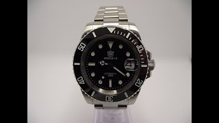 Steeldive SD1953 Submariner Date Homage 4K Watch Review [upl. by Toomin]