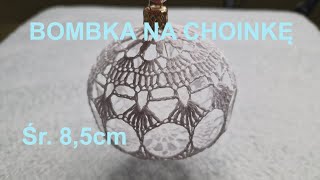 Bombka na choinkę Christmas tree bauble Adorno de árbol de Navidad Średnica 85 cm [upl. by Newel941]