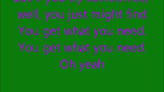 Glee You Cant Always Get What You Want with lyrics [upl. by Morven]