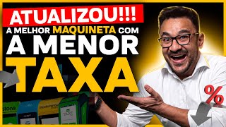 A MELHOR MAQUININHA de cartão com a MENOR taxa do BRASIL atualmente [upl. by Baniez]