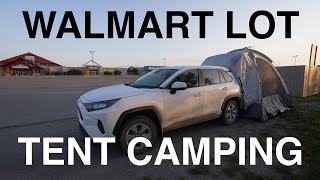 SUV Tent Walmart Camping [upl. by Ydnahs605]