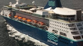 Pullmantur Empress  Tour pelo navio [upl. by Ahsinned]