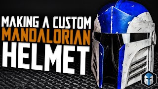 Making a CUSTOM Mandalorian Helmet [upl. by Flory]