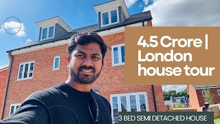 UK House tour  3Bed semi detached show home tour  UK tamil Vlog  The Mackenzie Bloor Homes [upl. by Aihsatan828]