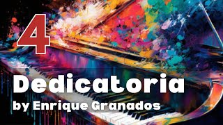 Dedicatoria by E Granados ABRSM Grade 4 Piano 2025 amp 2026  B9 [upl. by Clemens]