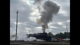 Union Pacific Bigboy Locomotive 4884 [upl. by Sellma]