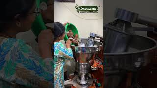 Coconut oil making  wwwdhanavantricom  cold pressed  Wooden Cold Pressed  Wood cold press oil [upl. by Eli]