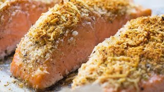 SALMONE GRATINATO IN 1 MINUTO  ricette veloci  FoodVlogger [upl. by Murton]