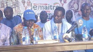 El Malick Ndiaye à Touba présente ses condoléances après l’accident mortel de la caravane [upl. by Rosenquist907]