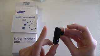 Auricolare Bluetooth HM1200  Samsung  Video Recensione [upl. by Bram]