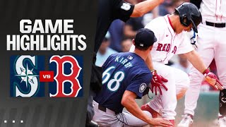 Mariners vs Red Sox Game Highlights 73124  MLB Highlights [upl. by Lemrahc]