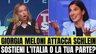 GIORGIA MELONI ATTACCA ELLY SCHLEIN CHIAREZZA SULLA NOMINA DI FITTO COME COMMISSARIO ITALIANO [upl. by Leerzej]