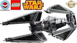 LEGO Star Wars 75382 Tie Interceptor Speed Build Review [upl. by Allbee848]