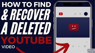 How To Find amp Recover A Deleted YouTube Video  View Deleted YouTube Videos  View Deleted YT Videos [upl. by Ymmik]