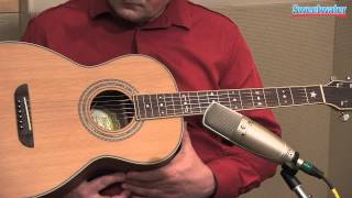 Washburn NP16SE Nashville Tuned Acousticelectric Demo  Sweetwater Sound [upl. by Shetrit]