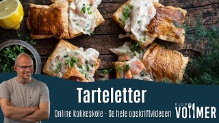 Tarteletter  Opskrift fra Klub Vollmer [upl. by Tingley441]