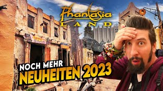 PHANTASIALAND 2023  Noch mehr NEUHEITEN  Neues afrikanisches Dorf eröffnet  Freizeitpark Update [upl. by Allison619]