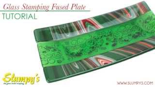 Fused Glass Stamping Technique [upl. by Dennie]