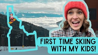 First Time Taking Kids SKIING What I learned [upl. by Nnaycart]