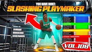 BEST SLASHING PLAYMAKER BUILD ON NBA 2K22 RARE BUILD SERIES VOL 108 [upl. by Annora26]