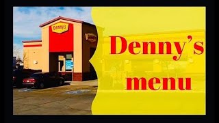 The Menu at Dennys [upl. by Ebner96]