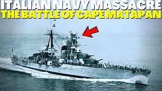 Italian Navy Massacre The Battle at cape Matapan [upl. by Atinaujnas]