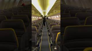 Ryanair plane inside viewfly with Ryanairbest airline in Europecheap airline Ryanair Europe [upl. by Ainsley]