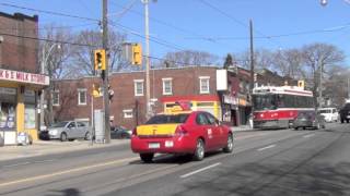 Toronto Streetcars TTC CLRV Streetcars on Kingston Road Toronto Transit Commission [upl. by Elbring]