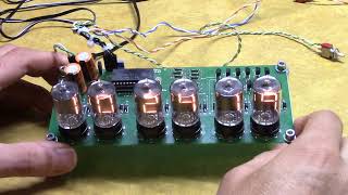 Numitron Tube Clock using the MM5314N Clock Chip  Rich White sn 16 [upl. by Bridges5]