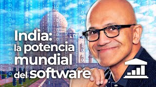 ¿Por qué INDIA es la segunda mayor Potencia de SOFTWARE del MUNDO  VisualPolitik [upl. by Alyehs]