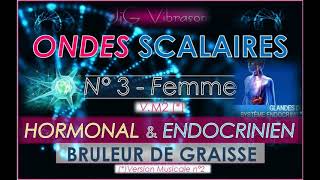 Onde scalaire n° 3 Hormonal amp Endocrinien Femme  bruleur de graisse  Version Musicale n°2 EXTRAIT [upl. by Gustavo456]