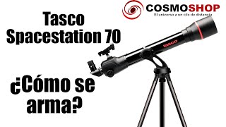 ✅Como armar 🛠instalar 🔭Telescopio Tasco Spacestation 70AZ 49070800 ⭐ Como viene que incluye 🪐 [upl. by Heller]