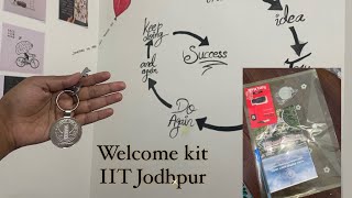 Welcome kit for freshers from IIT Jodhpur [upl. by Nicodemus]