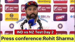 46 All OUT  Rohit Sharma  Press Conference Today  IND VS NZ  1st Test  Day 2 [upl. by Jb628]