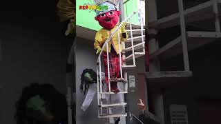 NAEK TURUN TANGGA  KEPOMPONG BALON funny lucu comedy ondelondel ondel shorts shortvideo [upl. by Liagaba]