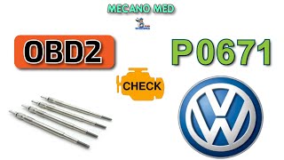 اعطال شمعات التسخين وطريقة تغييرها  Volkswagen golf TDI 130 P0671 [upl. by Bruner]