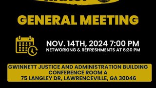 November General Meeting [upl. by Sunshine]