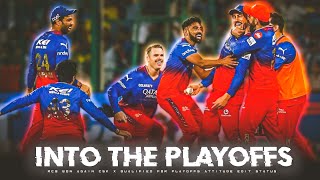 Into The Playoffs  Rcb Won Edit Status IPL 2024 [upl. by Hillegass]