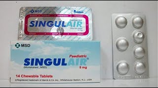 سنجيولير أقراص للعلاج والوقاية من الربو المزمن Singulair Tablets [upl. by Westmoreland]