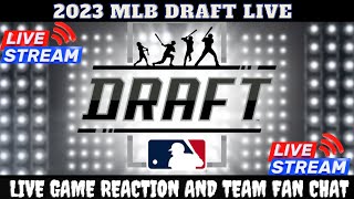 2023 MLB Draft Rounds 12 LIVE  Reaction Watch amp Fan Discussion [upl. by Paucker]