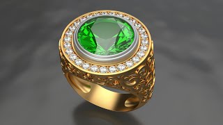 How to make your own jewelry  Design rings with 3d jewelry designer 2 [upl. by Lennaj]